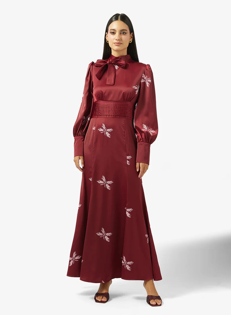 Khizana Printed A-line Dress
